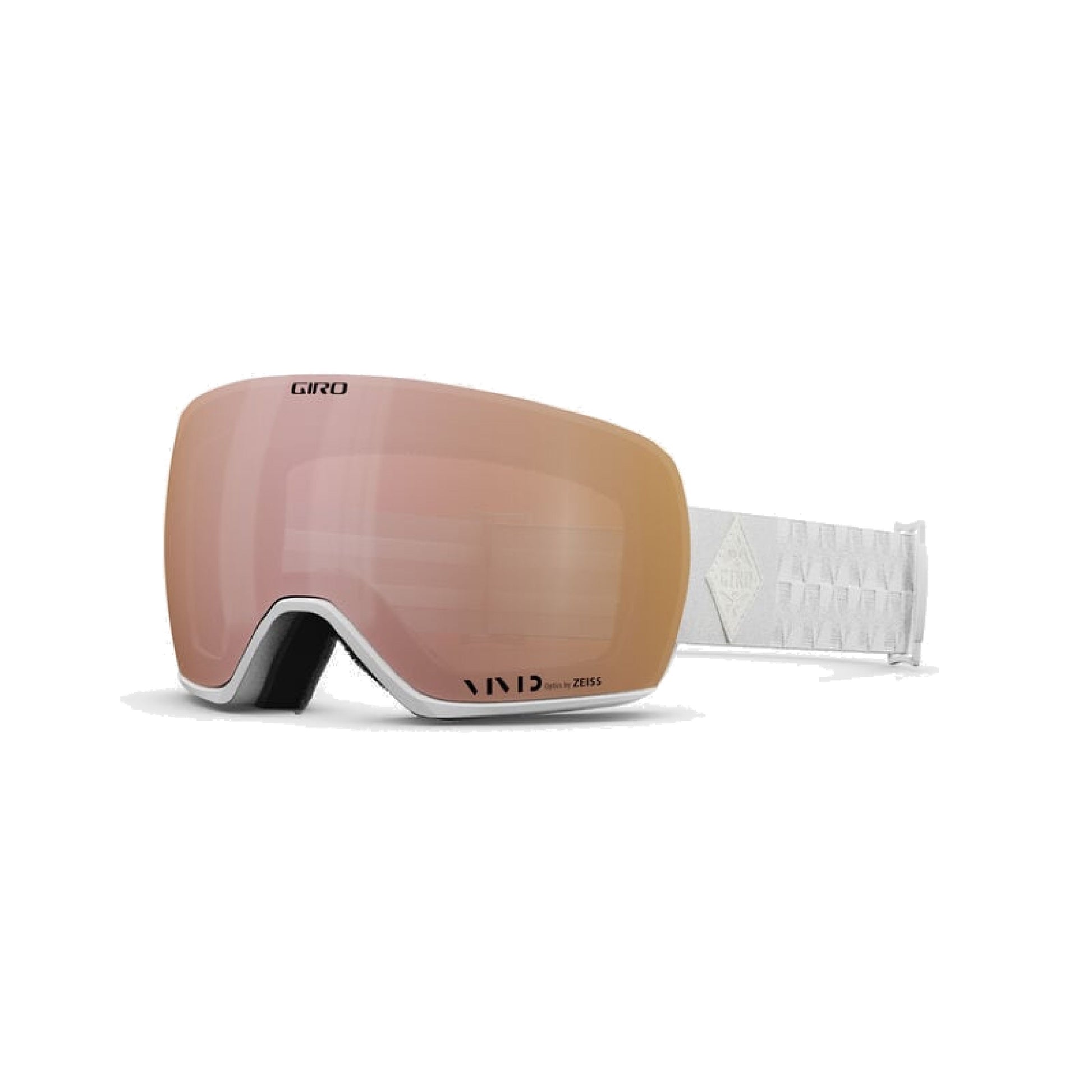 Giro Women's Article II Snow Goggles White Bliss Vivid Rose Gold Snow Goggles