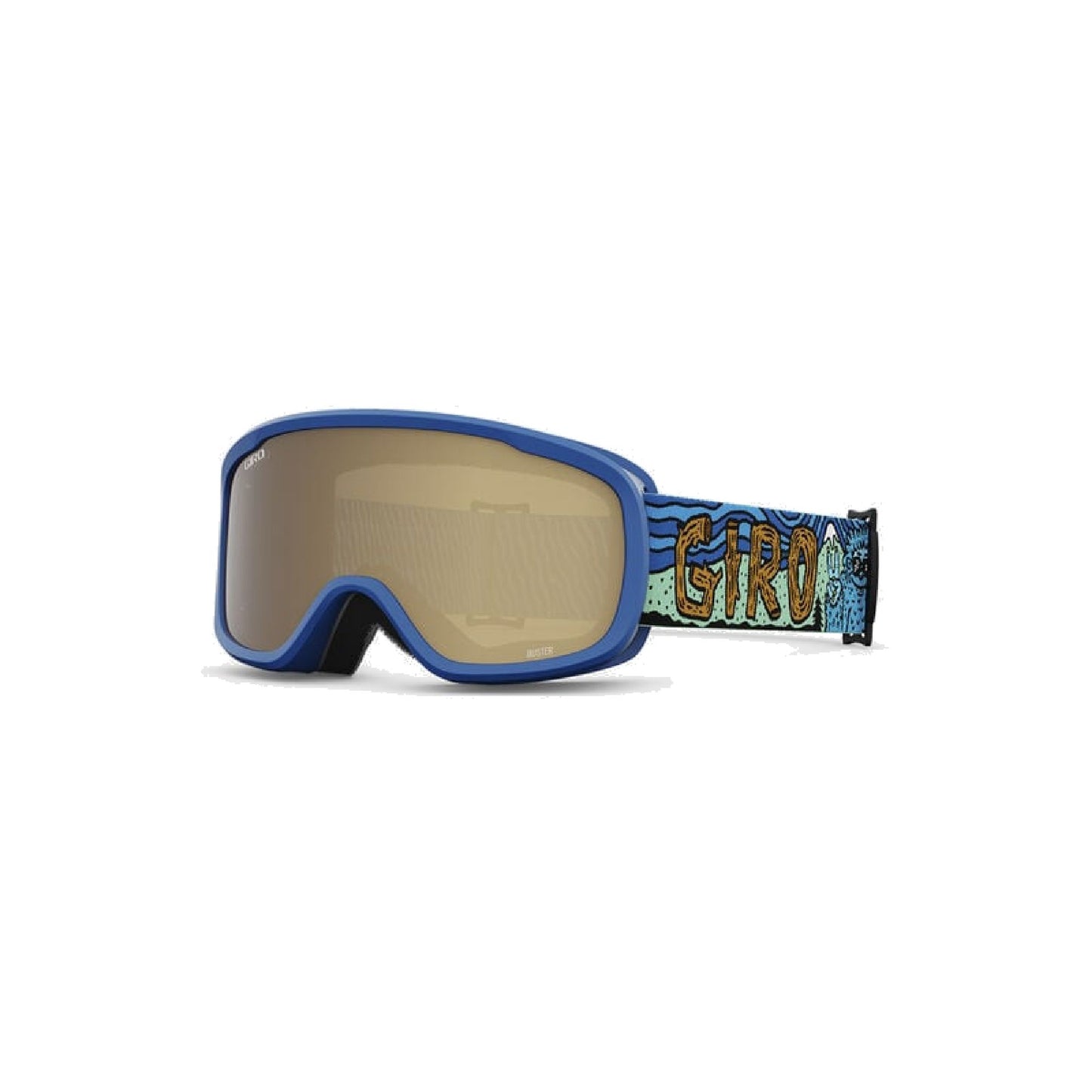 Giro Youth Buster Snow Goggles Blue Shreddy Yeti / Amber Rose Snow Goggles