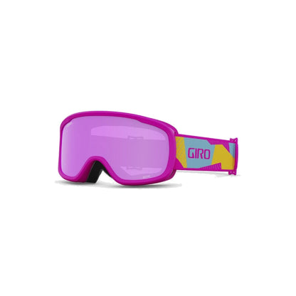 Giro Youth Buster Snow Goggles Pink Geo Camo Amber Pink - Giro Snow Snow Goggles