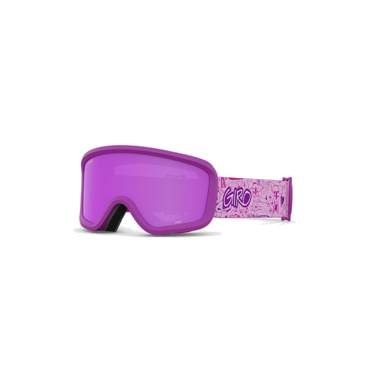 Giro Youth Chico 2.0 Snow Goggles Purple Koala/Amber Pink Snow Goggles