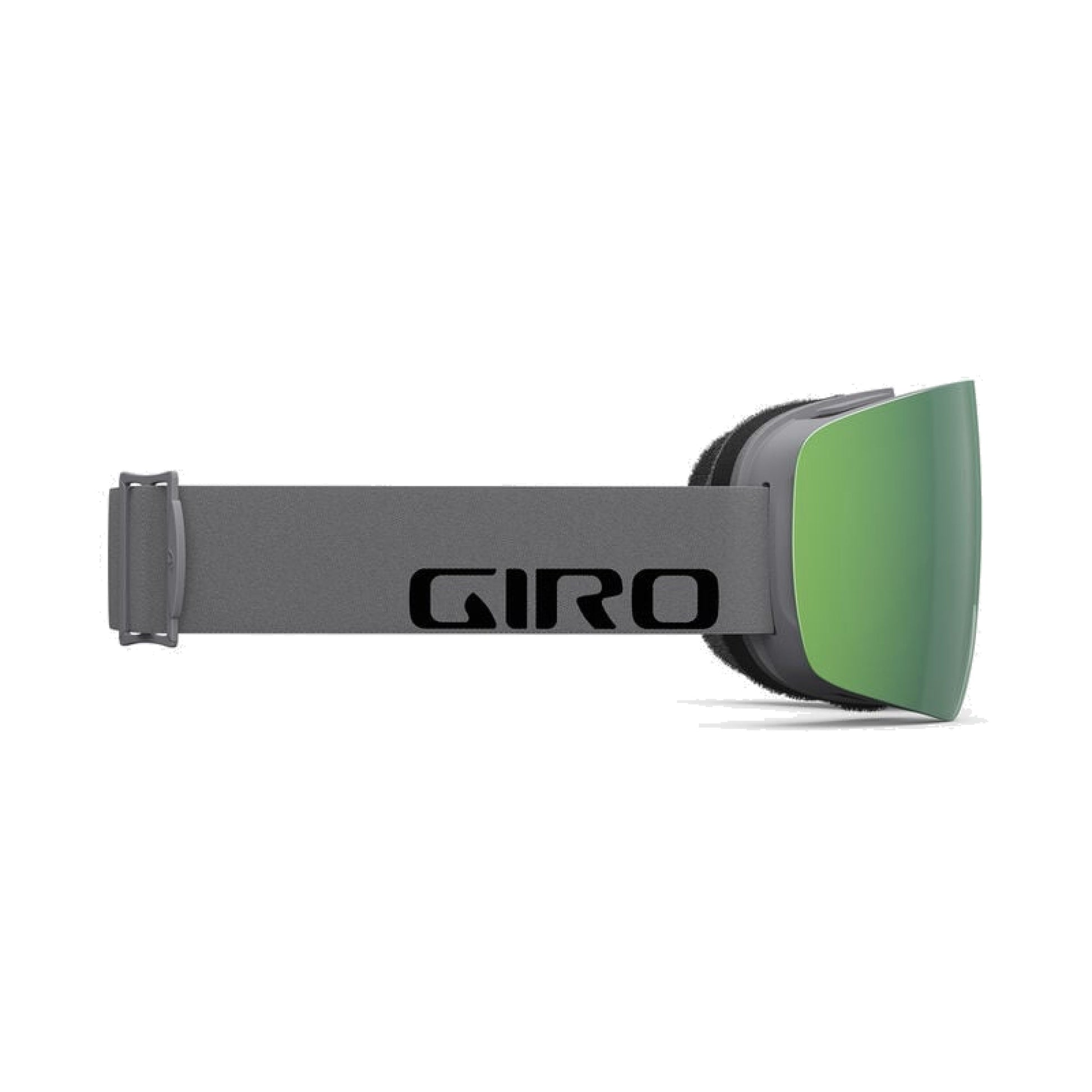 Giro Contour Snow Goggles Grey Wordmark Vivid Emerald Snow Goggles