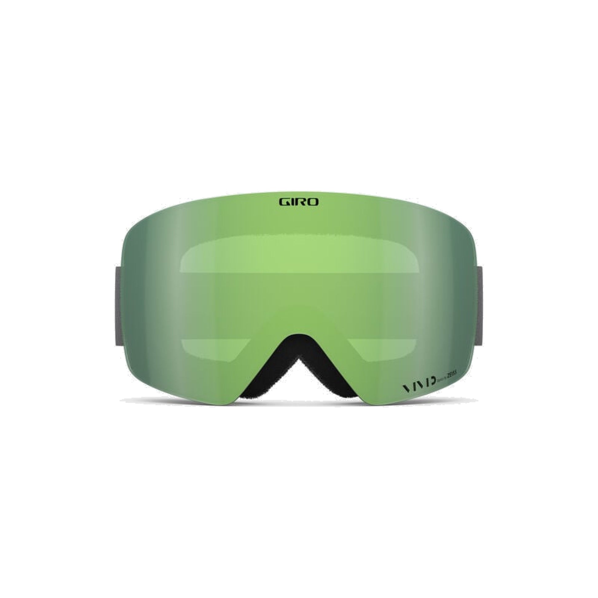 Giro Contour Snow Goggles Grey Wordmark / Vivid Emerald Snow Goggles