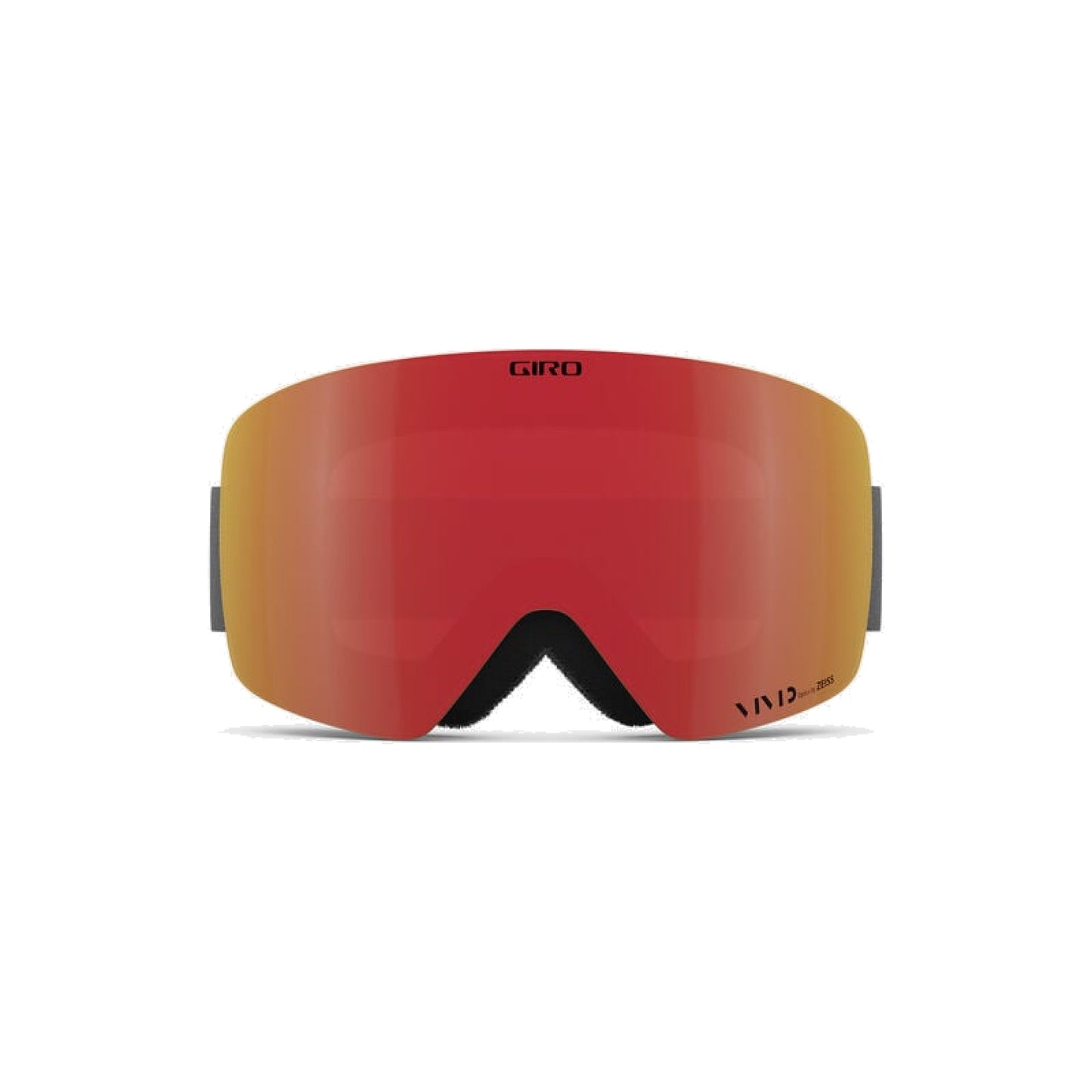 Giro Contour Snow Goggles Grey Wordmark Vivid Ember Snow Goggles