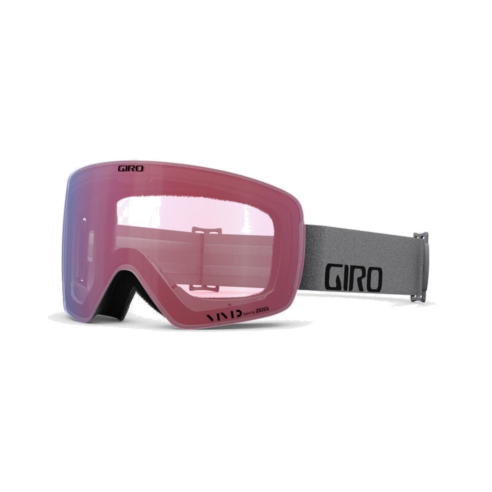 Giro Contour Snow Goggles Grey Wordmark Vivd Onyx Snow Goggles