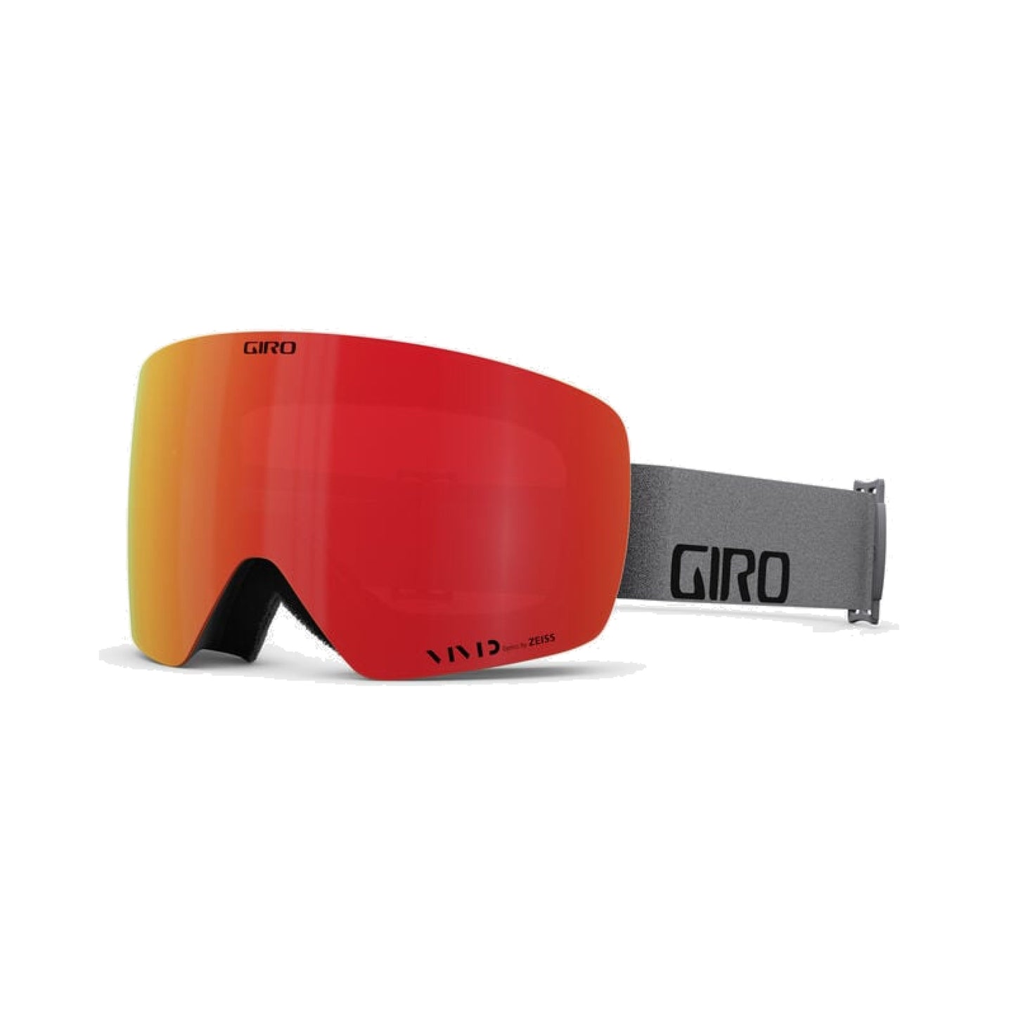 Giro Contour Snow Goggles Grey Wordmark / Vivid Ember Snow Goggles