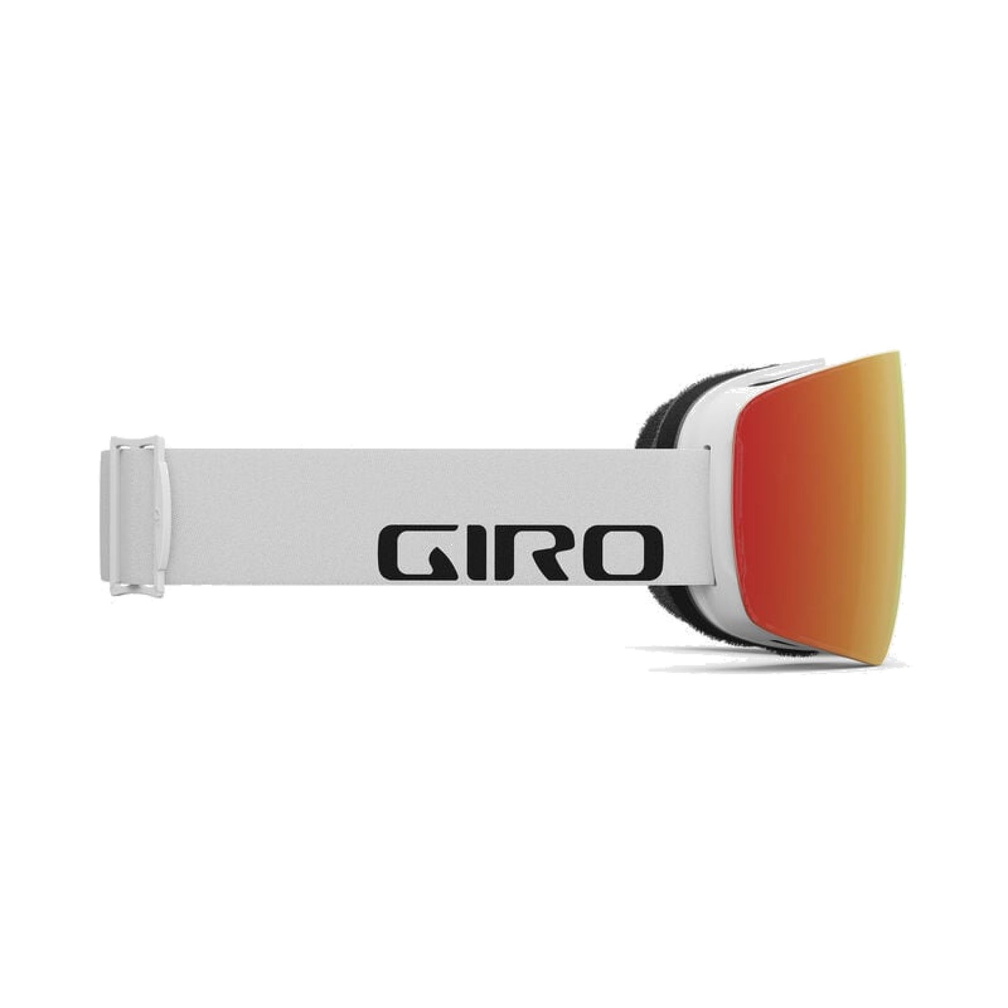 Giro Contour Snow Goggles White Wordmark Vivid Ember Snow Goggles