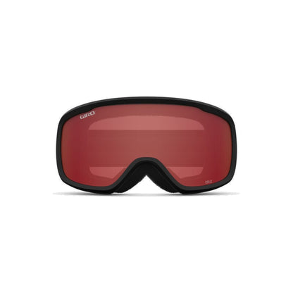 Giro Cruz AF Snow Goggles Black Wordmark Amber Scarlet - Giro Snow Snow Goggles