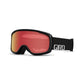 Giro Cruz AF Snow Goggles Black Wordmark / Amber Scarlet Snow Goggles