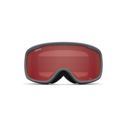 Giro Cruz AF Snow Goggles Grey Wordmark Amber Scarlet - Giro Snow Snow Goggles