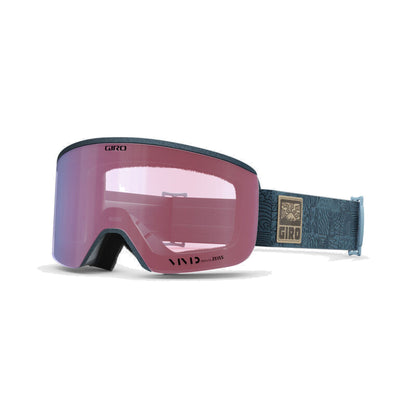 Giro Women's Ella Snow Goggles Purple Jungle Steeze Vivid Smoke - Giro Snow Snow Goggles