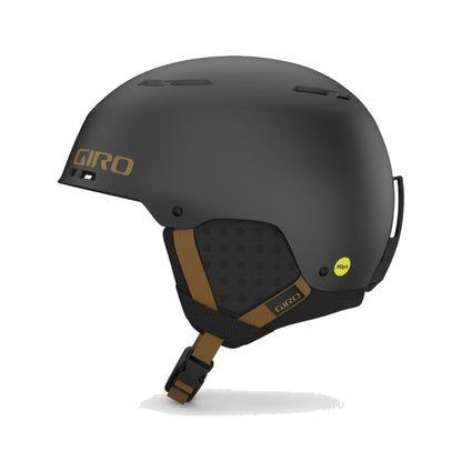 Giro Emerge Spherical MIPS Helmet Metallic Coal Tan - Giro Snow Helmets