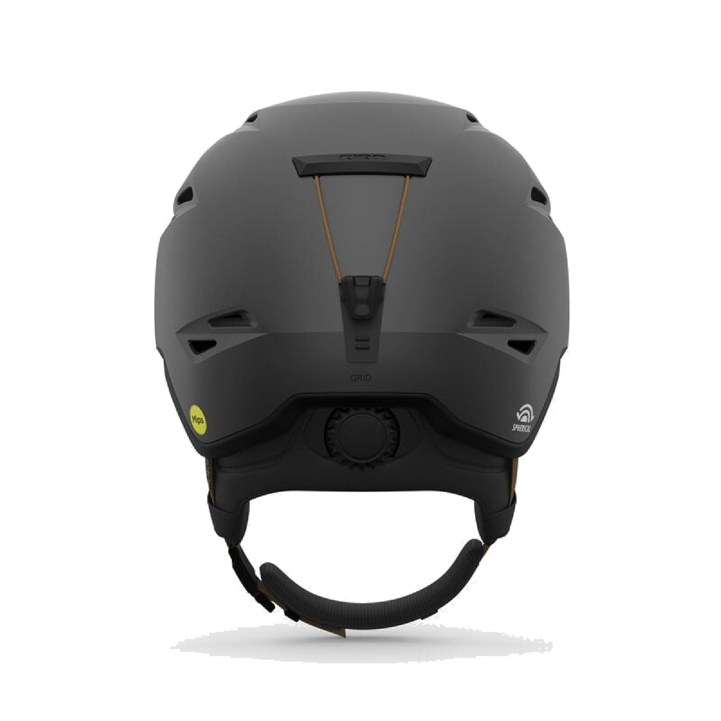 Giro Grid Spherical Helmet Metallic Coal/Tan Snow Helmets