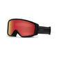 Giro Index 2.0 AF Snow Goggles Black Wordmark Amber Scarlet Snow Goggles