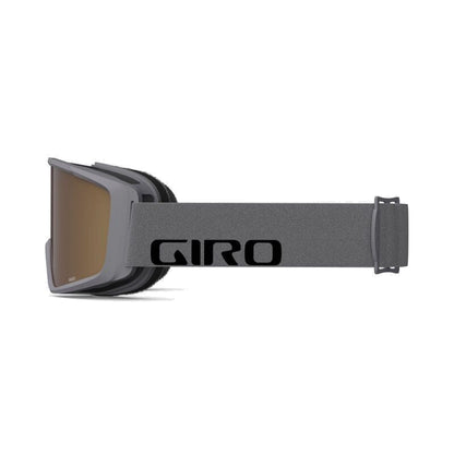 Giro Index 2.0 AF Snow Goggles Grey Wordmark Amber Rose - Giro Snow Snow Goggles