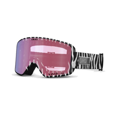 Giro Method Snow Goggles Black & White Animal Vivid Emerald - Giro Snow Goggles