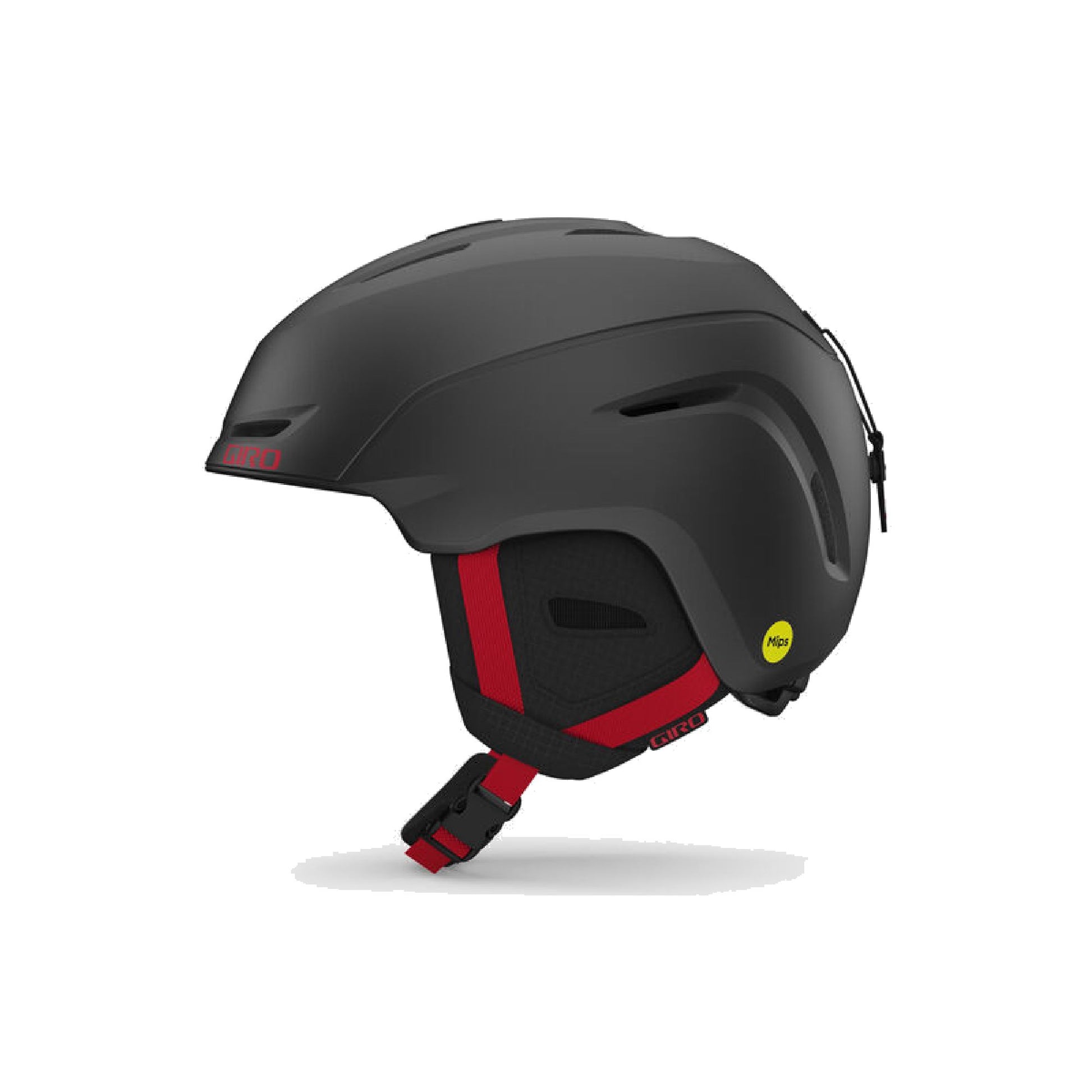 Giro Youth Neo Jr MIPS Helmet Matte Graphite/Bright Red Snow Helmets