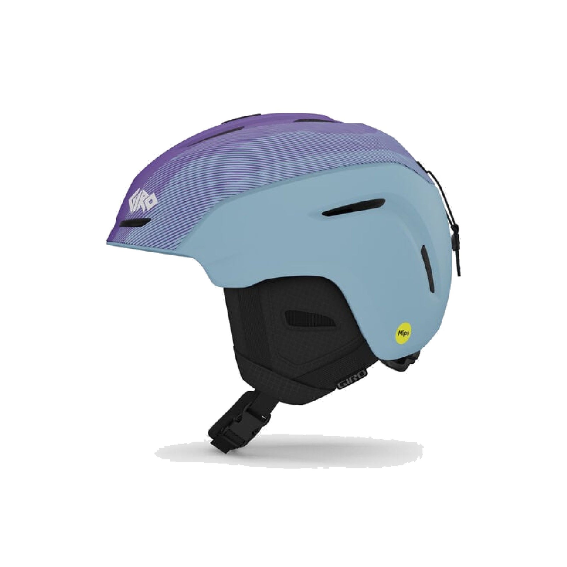 Giro Youth Neo Jr MIPS Helmet Matte Purple/Harbor Blue Snow Helmets