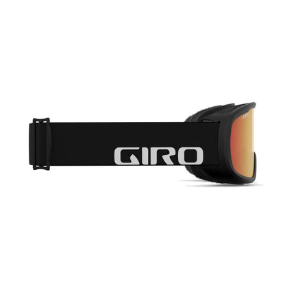 Giro Roam Snow Goggles Black Wordmark Amber Scarlet - Giro Snow Snow Goggles