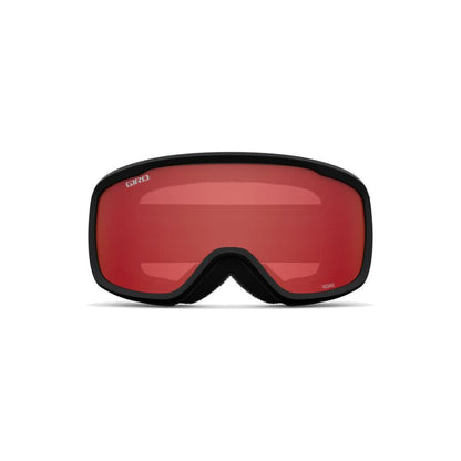 Giro Roam Snow Goggles Black Wordmark Amber Scarlet - Giro Snow Snow Goggles