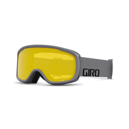 Giro Roam Snow Goggles Grey Wordmark Amber Scarlet - Giro Snow Snow Goggles