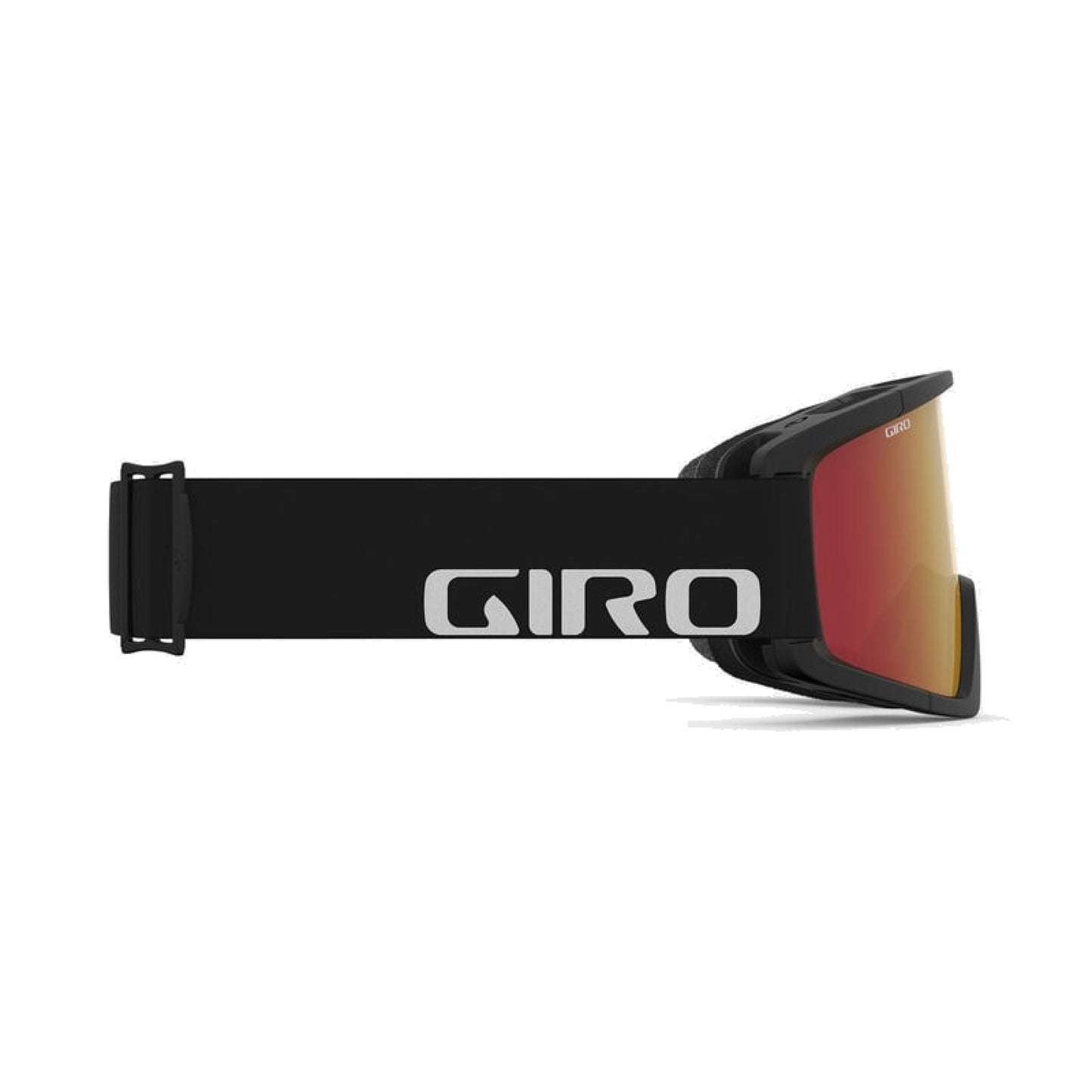 Giro Semi AF Snow Goggles Black Wordmark Amber Scarlet Snow Goggles