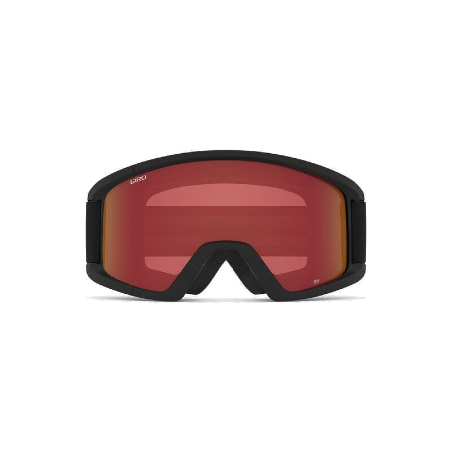 Giro Semi AF Snow Goggles Black Wordmark Amber Scarlet Snow Goggles