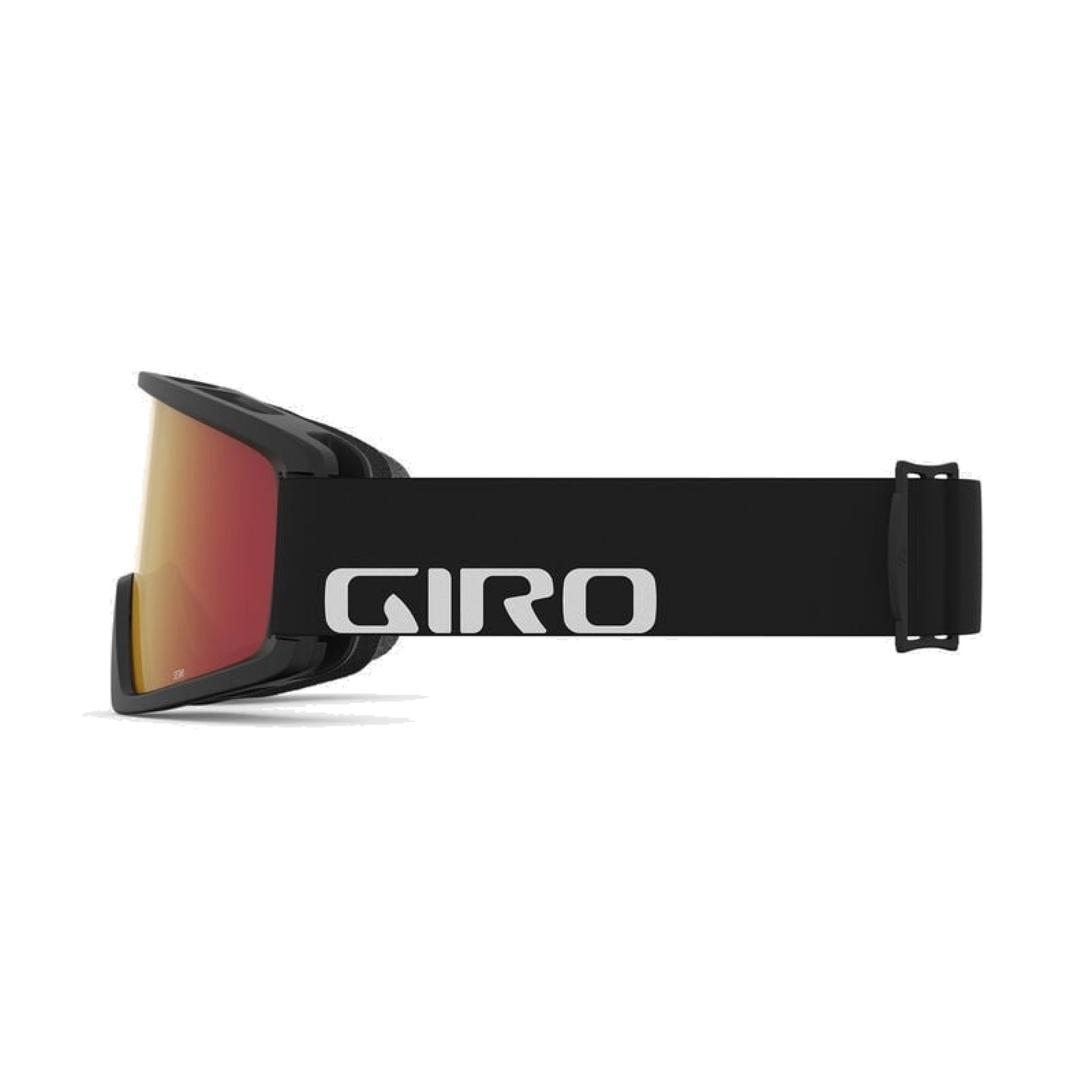 Giro Semi AF Snow Goggles Black Wordmark Amber Scarlet Snow Goggles