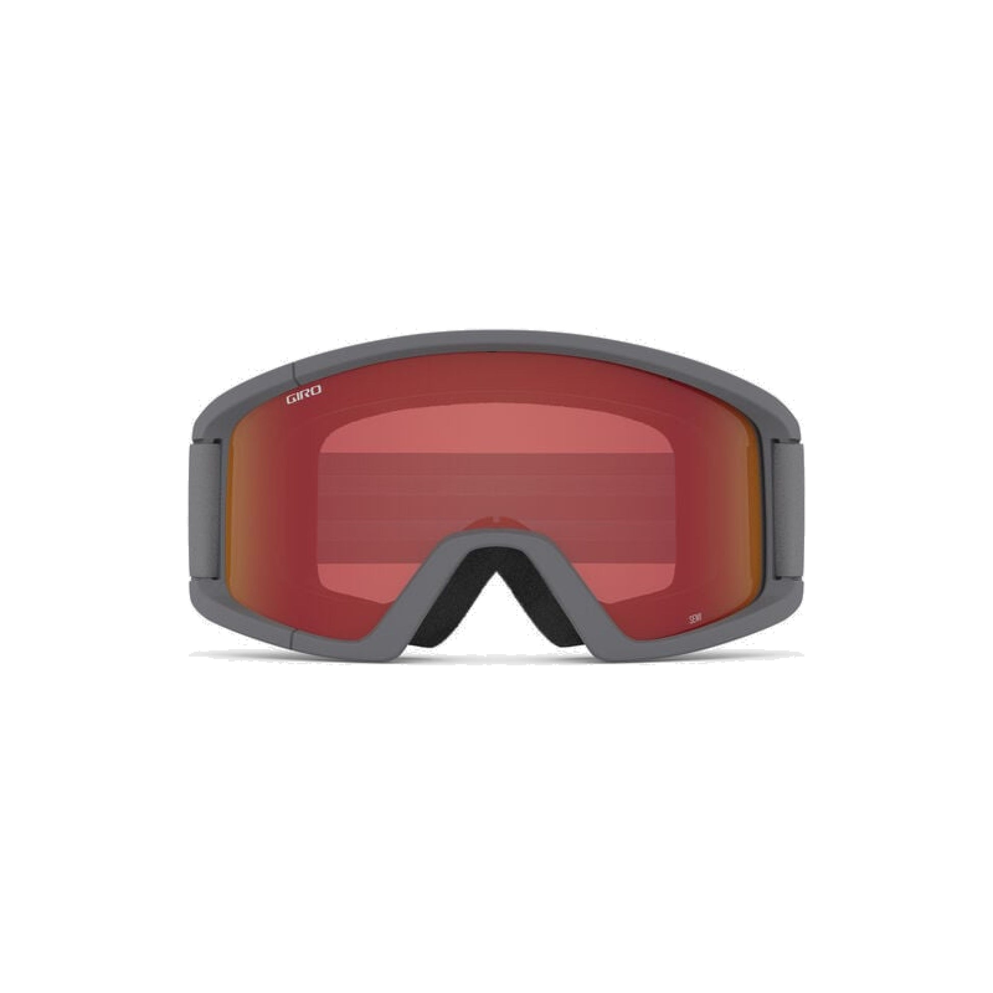Giro Semi AF Snow Goggles Grey Wordmark Amber Scarlet Snow Goggles