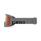 Giro Semi AF Snow Goggles Grey Wordmark Amber Scarlet Snow Goggles