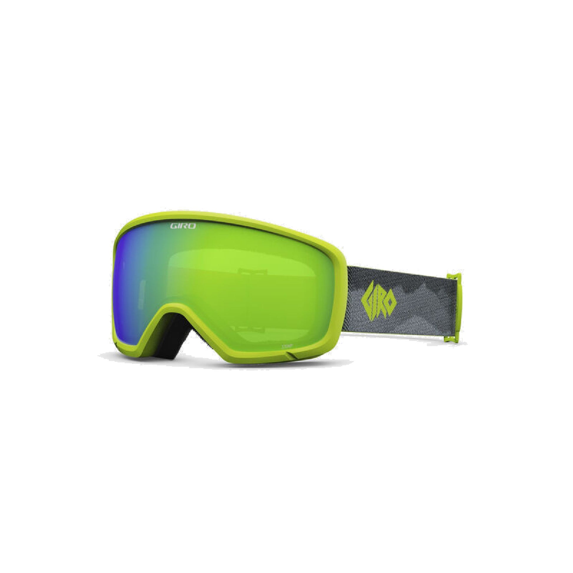 Giro Youth Stomp Snow Goggles Ano Lime Linticular / Loden Green Snow Goggles