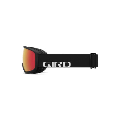 Giro Youth Stomp Snow Goggles Black Wordmark Amber Scarlet - Giro Snow Snow Goggles