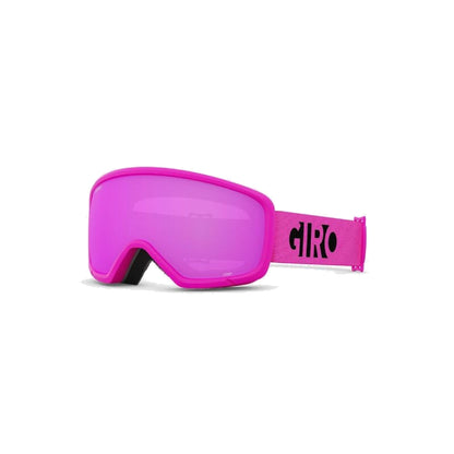 Giro Youth Stomp Snow Goggles Pink Black Blocks Amber Pink - Giro Snow Snow Goggles