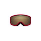 Giro Youth Stomp Snow Goggles Red & White Wordmark / Amber Rose Snow Goggles