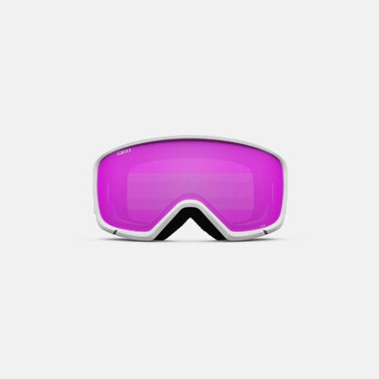 Giro Youth Stomp Snow Goggles White Wordmark Amber Pink - Giro Snow Snow Goggles