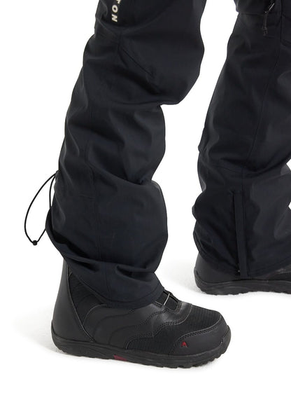 Women's Burton Gloria GORE-TEX 2L Pants - Tall True Black - Burton Snow Pants