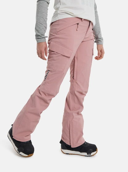 Women's Burton Gloria GORE-TEX 2L Pants - Short Powder Blush - Burton Snow Pants