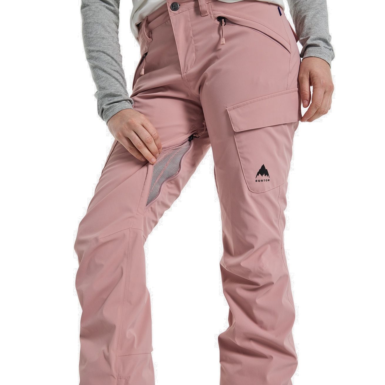 Women's Burton Gloria GORE-TEX 2L Pants Powder Blush - Burton Snow Pants