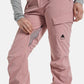 Women's Burton Gloria GORE-TEX 2L Pants - Short Powder Blush Snow Pants