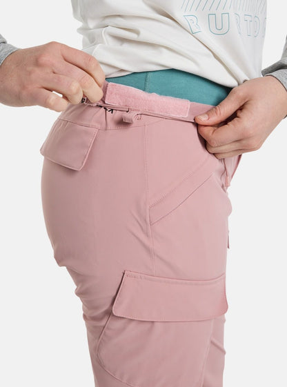 Women's Burton Gloria GORE-TEX 2L Pants - Short Powder Blush - Burton Snow Pants