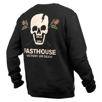 Fasthouse Goonie Crew Neck Pullover Black - Fasthouse Sweatshirts & Hoodies