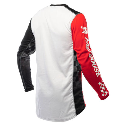 Fasthouse Grindhouse Alpha Jersey Red Black - Fasthouse Bike Jerseys