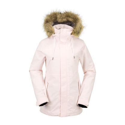 Volcom Women's Fawn Insulated Jacket Calcite - Volcom Snow Jackets