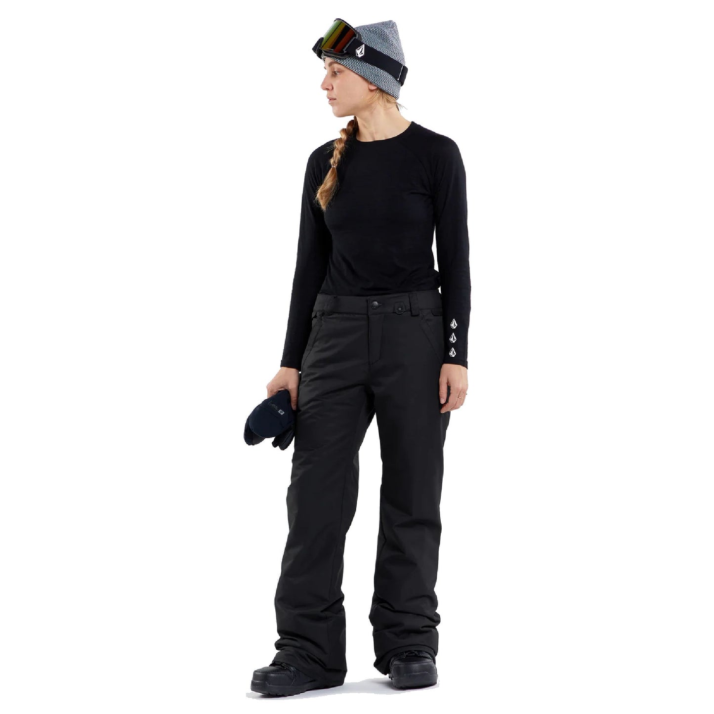 Volcom Women's Frochickie Insulated Pant Black Snow Pants