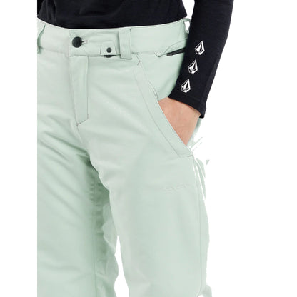Volcom Women's Frochickie Insulated Pant Sage Frost - Volcom Snow Pants