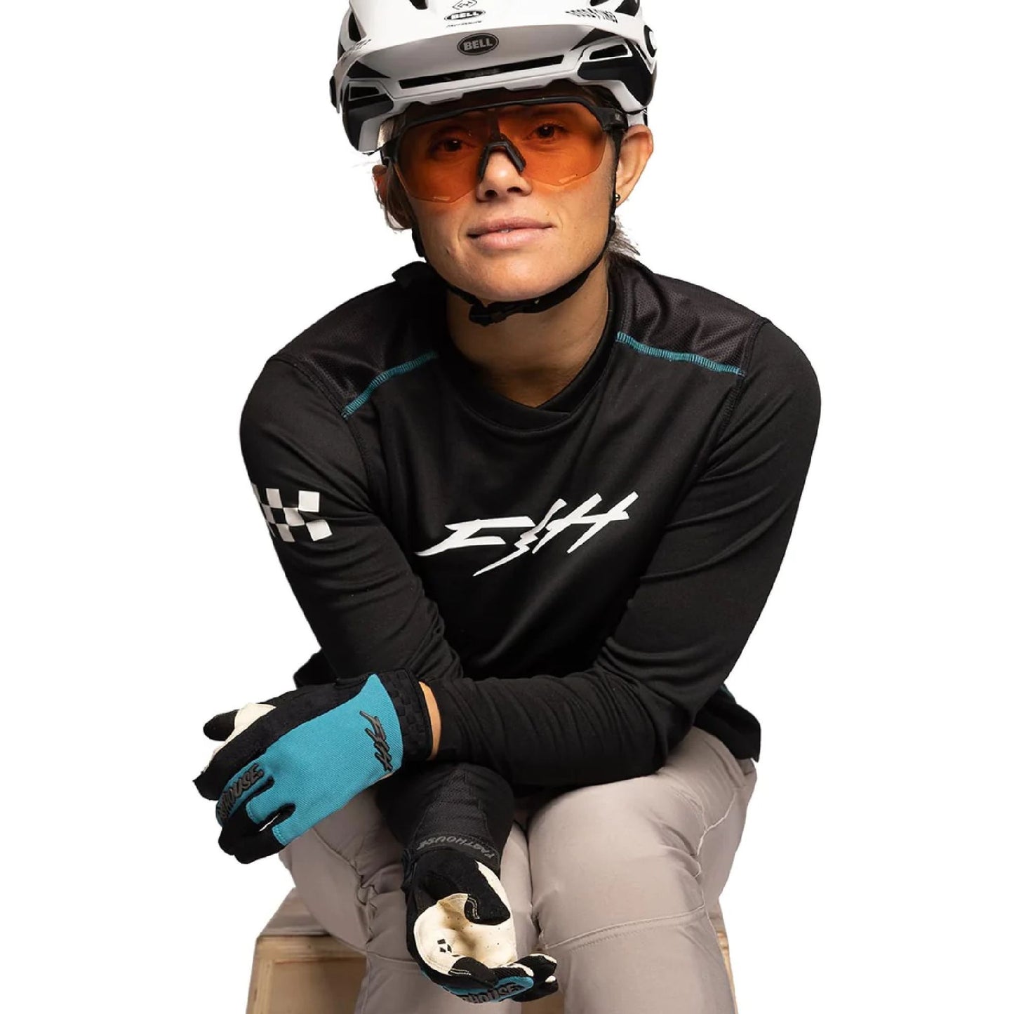 Fasthouse Women's Ronin Alloy LS Jersey Black Bike Jerseys