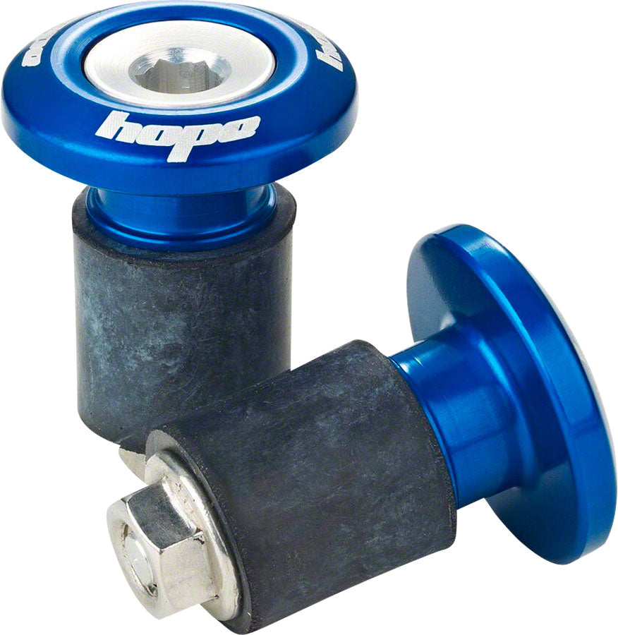 Hope Grip Doctor Bar End Plugs Blue - Hope Bars Ends & Plugs