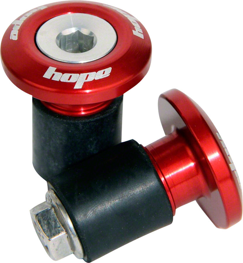 Hope Grip Doctor Bar End Plugs Red - Hope Bars Ends & Plugs