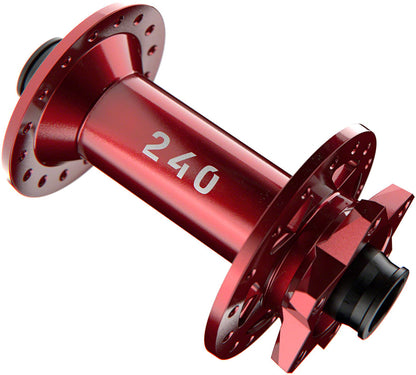 DT Swiss 240 Front Hub - 15 x 110mm 6-Bolt Limited Edition Red 32H - DT Swiss Front Hub