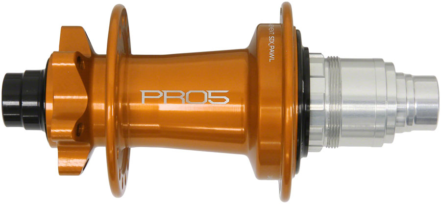 Hope Pro 5 Rear Hub - 12 x 148mm 6-Bolt XD Orange 28H - Hope Rear Hub