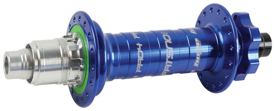 Hope Fatsno Pro 4 Rear Hub - 12 x 197mm 6-Bolt XD Blue 32H - Hope Rear Hub